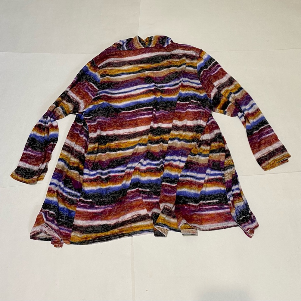 ⭐️Kim Rogers Colorful Abstract Cardigan - Picture 5 of 6